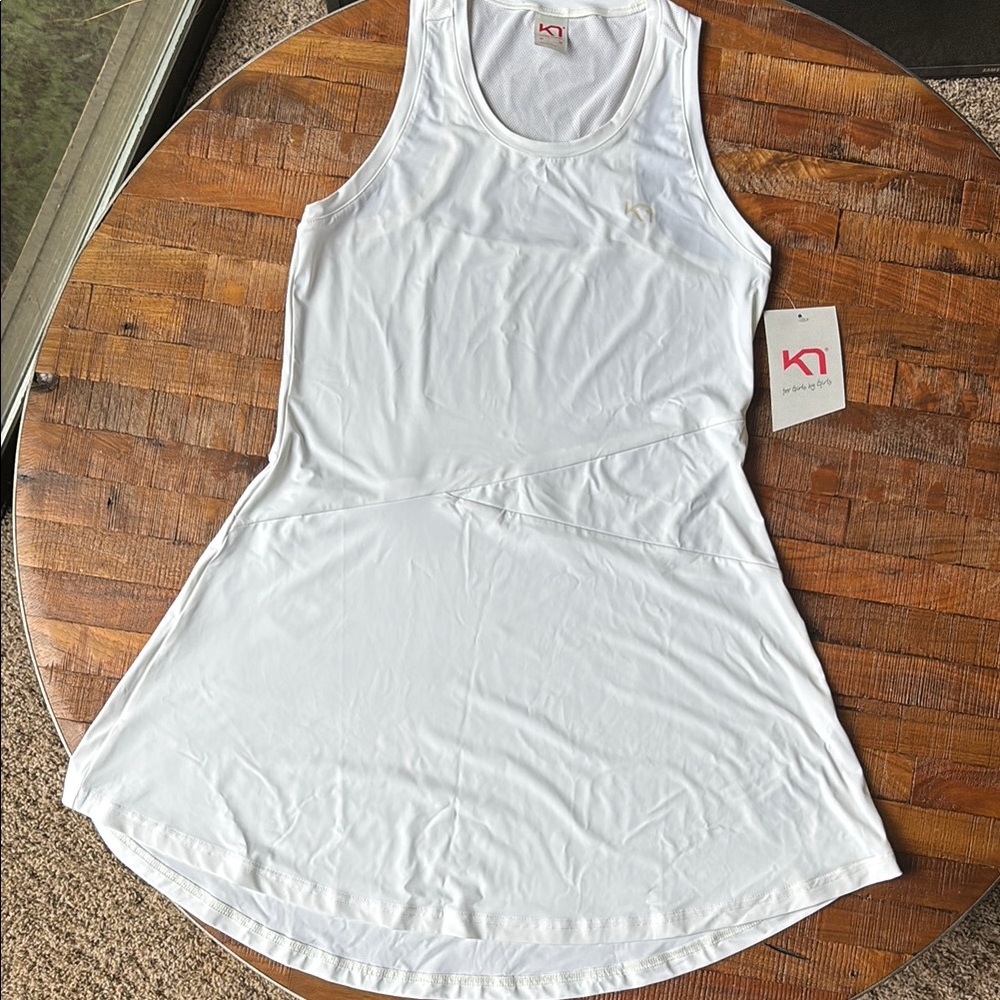 Kari Traa White AthleticTank Dress